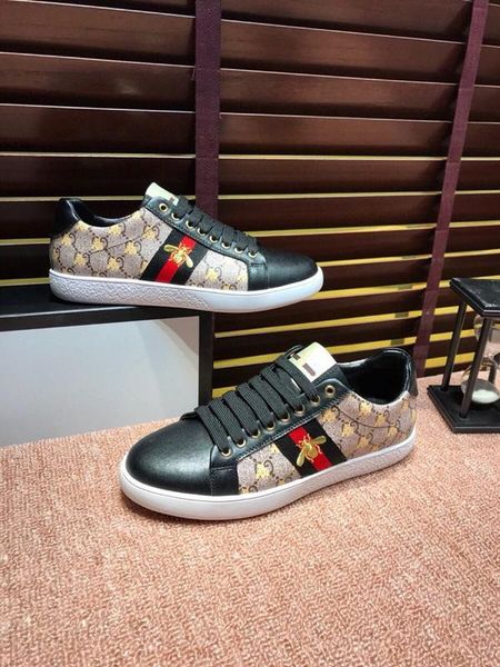 2020i high-end men's embroidered alphabet casual shoes breathable leather classic sneakers high-quality lace-up low-shoes, size: 38, Black
2020i high-end men's embroidered alphabet casual shoes breathable leather classic sneakers high-quality lace-up low-shoes, size: 38, Black