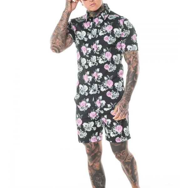 summer new hawaii print shirts men short sleeve breathable flower print brand clothing shorts fashion short men's suit, Gray
summer new hawaii print shirts men short sleeve breathable flower print brand clothing shorts fashion short men's suit, Gray