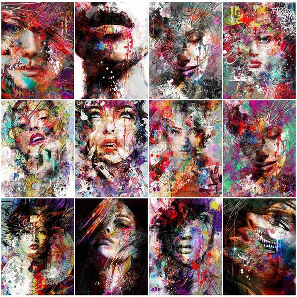 huacan full square diamond painting abstract woman 5d diamond embroidery portrait home decor diamond art
huacan full square diamond painting abstract woman 5d diamond embroidery portrait home decor diamond art