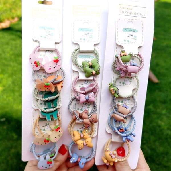 5 pairs of cute cartoon do not hurt little rubber rope rope girl tie children's hair band rubber band baby leather hair accessories, Slivery;white
5 pairs of cute cartoon do not hurt little rubber rope rope girl tie children's hair band rubber band baby leather hair accessories, Slivery;white