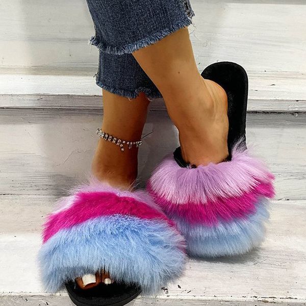 ins women fur slippers woman fluffy slides women's comfort indoor flats ladies casual shoes female beach footwear, Black
ins women fur slippers woman fluffy slides women's comfort indoor flats ladies casual shoes female beach footwear, Black