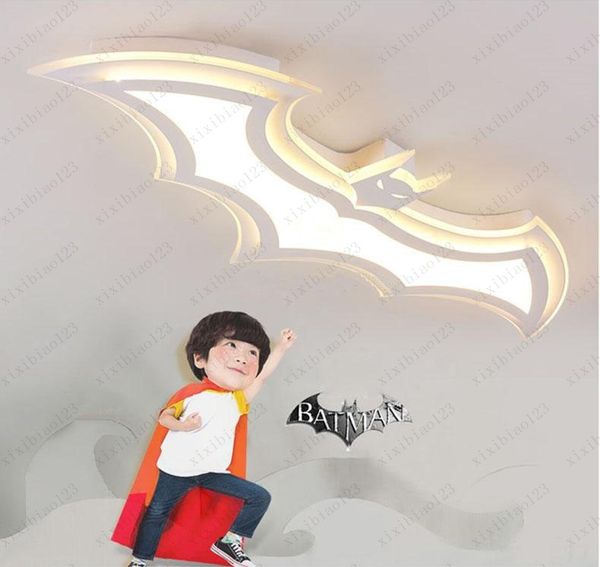 Batman Led Ceiling Lights For Kids Room Bedroom Balcony Home Dec Ac85-265v Acrylic Modern Led Ceiling Lamp For Childroom Room Ing