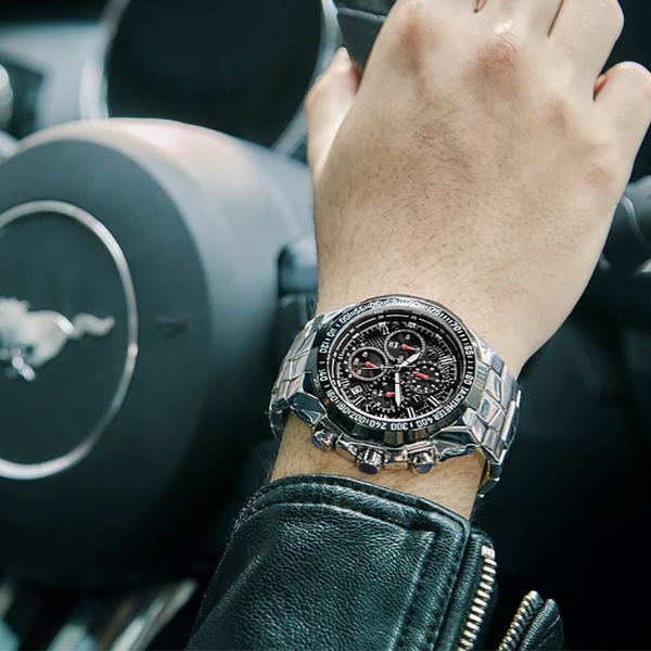 wwoor men watch 2020 luxury big dial watch men sport chronograph man quartz waterproof full steel wrist box relojes hombre, Slivery;brown
wwoor men watch 2020 luxury big dial watch men sport chronograph man quartz waterproof full steel wrist box relojes hombre, Slivery;brown