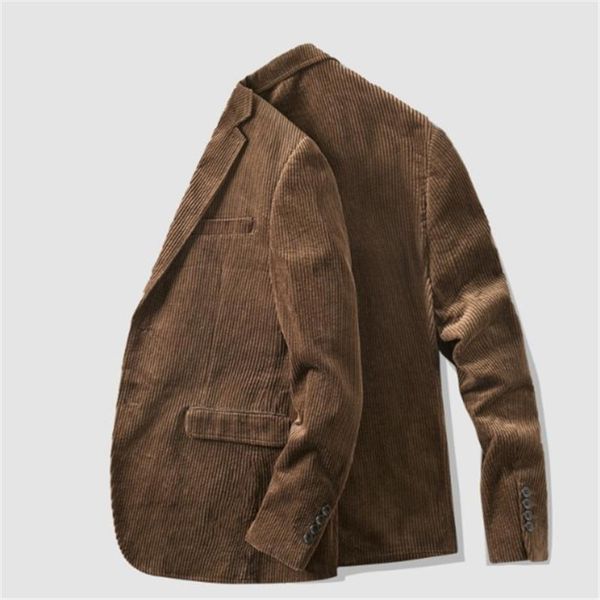 spring casual blazer men casual suit jacket corduroy slim one-piece solid color cotton 2020 fashion business small suit ds50314, White;black
spring casual blazer men casual suit jacket corduroy slim one-piece solid color cotton 2020 fashion business small suit ds50314, White;black