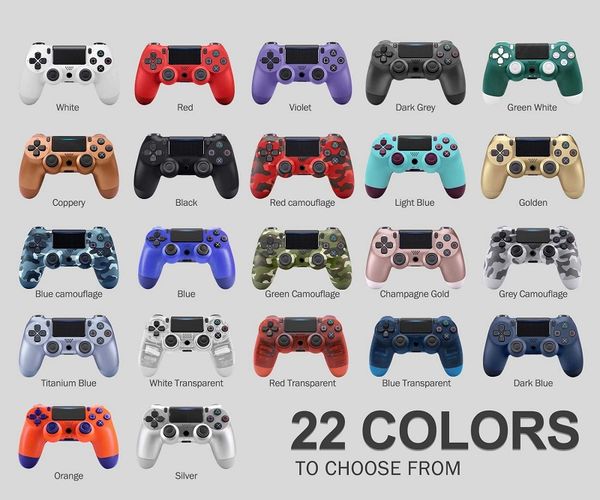 ps4 controller wireless bluetooth vibration joystick doubleshock gamepad game controller ps4 22 kinds color with retail pacakge
ps4 controller wireless bluetooth vibration joystick doubleshock gamepad game controller ps4 22 kinds color with retail pacakge