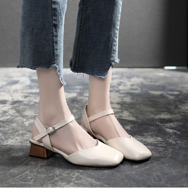 fashion 2020 women sandals thick high heels autumn square toe shoes buckle casual shoes ladies party wedding, Black
fashion 2020 women sandals thick high heels autumn square toe shoes buckle casual shoes ladies party wedding, Black