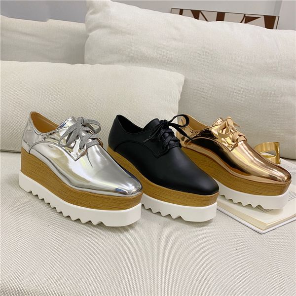 brand wedge oxford women 2020 platform loafers square toe lace up pump fashion casual heightening shoes sandalias mujer, Black
brand wedge oxford women 2020 platform loafers square toe lace up pump fashion casual heightening shoes sandalias mujer, Black