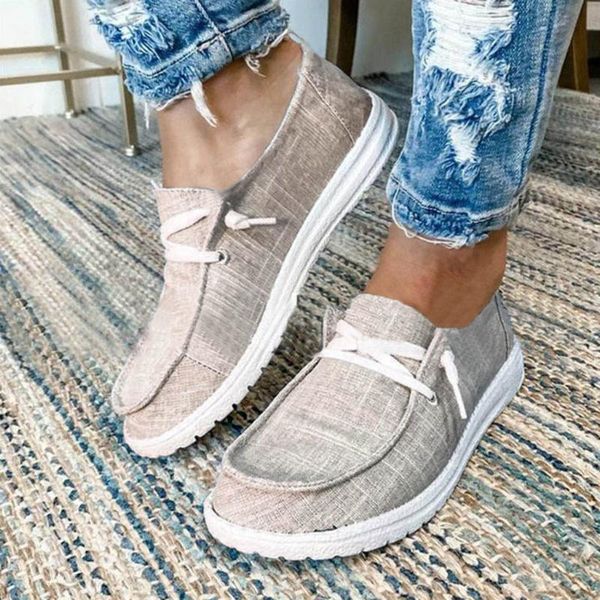 canvas shoes women lace up sneakers summer ladies loafers soft breathable casual shoes solid female flat plus size d35, Black
canvas shoes women lace up sneakers summer ladies loafers soft breathable casual shoes solid female flat plus size d35, Black