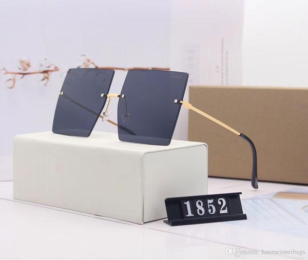 mens womens square sunglasses rimless oversized avant-garde designer brand sunglass lentes men women fashion eyewear popular sun glasses, Black 
mens womens square sunglasses rimless oversized avant-garde designer brand sunglass lentes men women fashion eyewear popular sun glasses, Black