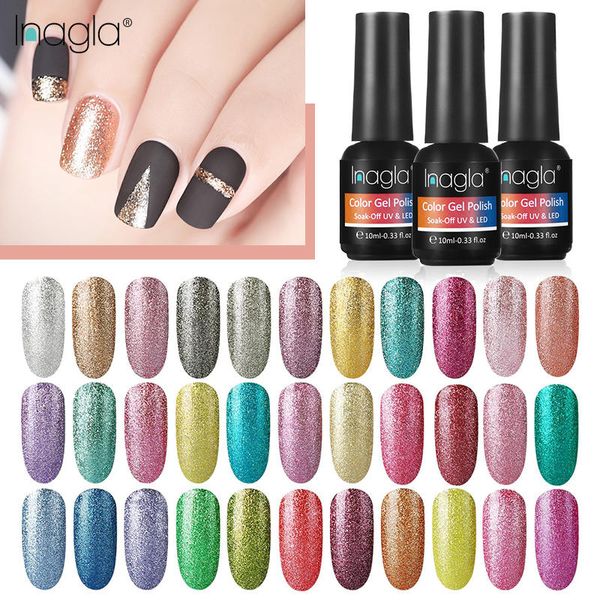 inagla 10ml platinum gel nail polish soak off uv led bling shimmer glitter for chosen long lasting varnish lacquer, Red;pink
inagla 10ml platinum gel nail polish soak off uv led bling shimmer glitter for chosen long lasting varnish lacquer, Red;pink