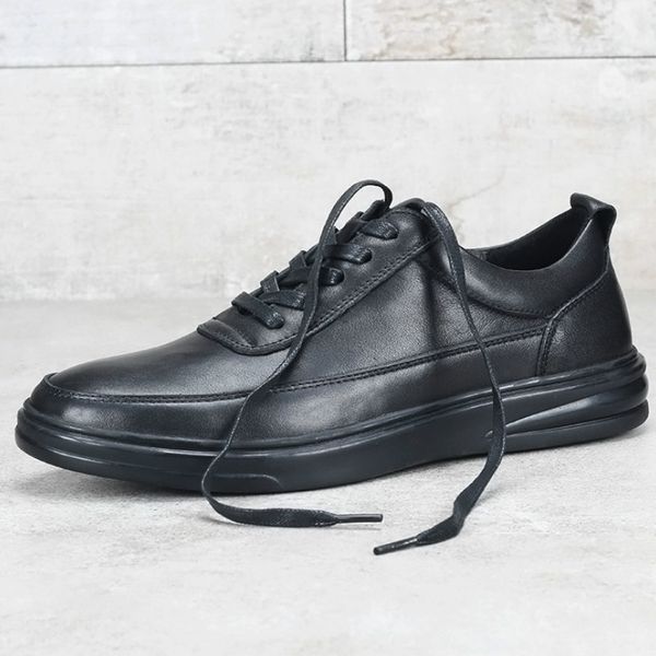 handmade genuine leather casual shoes men soft bottom sewing lace-up flats breathable wear-resisting business leisure shoe g2068, Black
handmade genuine leather casual shoes men soft bottom sewing lace-up flats breathable wear-resisting business leisure shoe g2068, Black