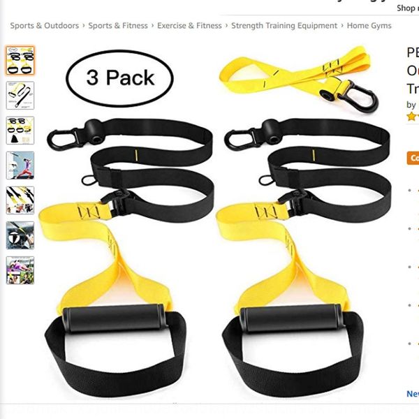 jvpd6 thickened suspension training belt whole body resistance fitness belt tension rope muscle thickened suspension exercise training and e
jvpd6 thickened suspension training belt whole body resistance fitness belt tension rope muscle thickened suspension exercise training and e