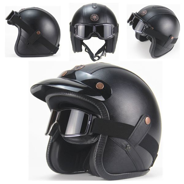 motorcycle helmets helmet retro vintage chopper 3/4 leather half motocross dot certification
motorcycle helmets helmet retro vintage chopper 3/4 leather half motocross dot certification
