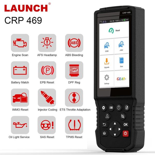 launch x431 crp469 obd2 scanner car diagnostic tool read clear fault code abs epb dpf tpms reset for jobd engine diagnose tool
launch x431 crp469 obd2 scanner car diagnostic tool read clear fault code abs epb dpf tpms reset for jobd engine diagnose tool