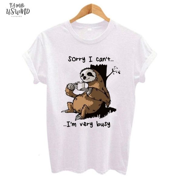 cartoon sloth print women t shirt casual short sleeve tee female clothes cute style tumblr tshirts camiseta mujer, White
cartoon sloth print women t shirt casual short sleeve tee female clothes cute style tumblr tshirts camiseta mujer, White