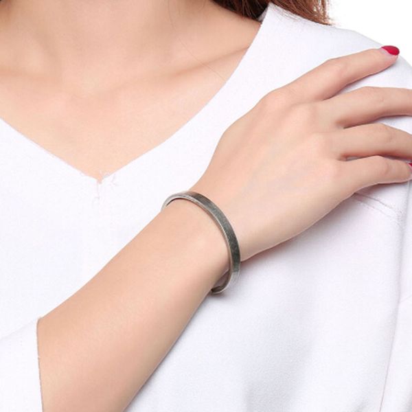 new fashion classic women's bangles for women solid color bracelet cuff simple trendy jewelry, Black
new fashion classic women's bangles for women solid color bracelet cuff simple trendy jewelry, Black