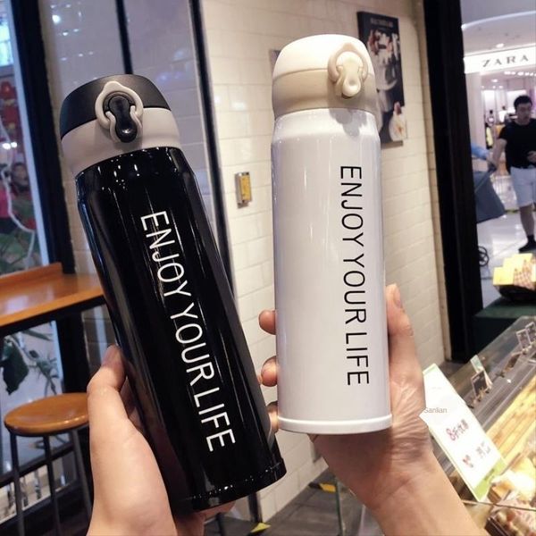 корейский стиль подпрыгивая сопроводительное письмо 304 cupthermos cupstainless стали термос чашка мужчина простой творческой студентку свеж 
корейский стиль подпрыгивая сопроводительное письмо 304 cupthermos cupstainless стали термос чашка мужчина простой творческой студентку свеж