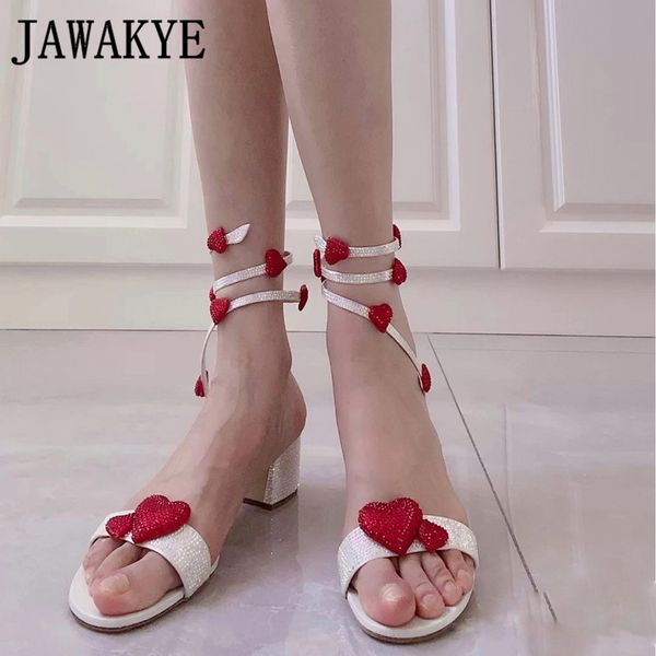 ankle strappy women sandals block heel red heart love crystal wedding shoes summer vacation beach sandals girl's party shoes, Black
ankle strappy women sandals block heel red heart love crystal wedding shoes summer vacation beach sandals girl's party shoes, Black