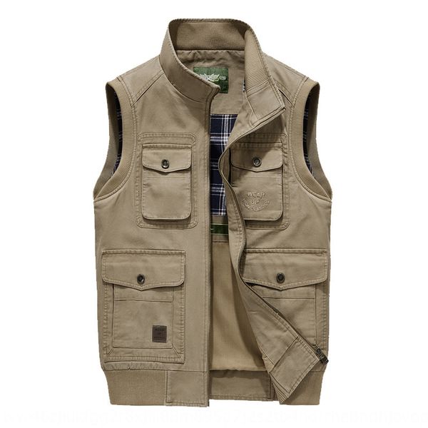 middle-aged men's autumn multi-bag thin double-sided vest wear stand collar fat business cotton casual large size fishing vest, Black;white
middle-aged men's autumn multi-bag thin double-sided vest wear stand collar fat business cotton casual large size fishing vest, Black;white
