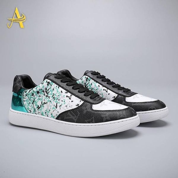 2020m luxury design leather fashion printed rubber bottom sneakers all-match breathable mens casual shoes mens banquet shoes size: 38-451, Black
2020m luxury design leather fashion printed rubber bottom sneakers all-match breathable mens casual shoes mens banquet shoes size: 38-451, Black