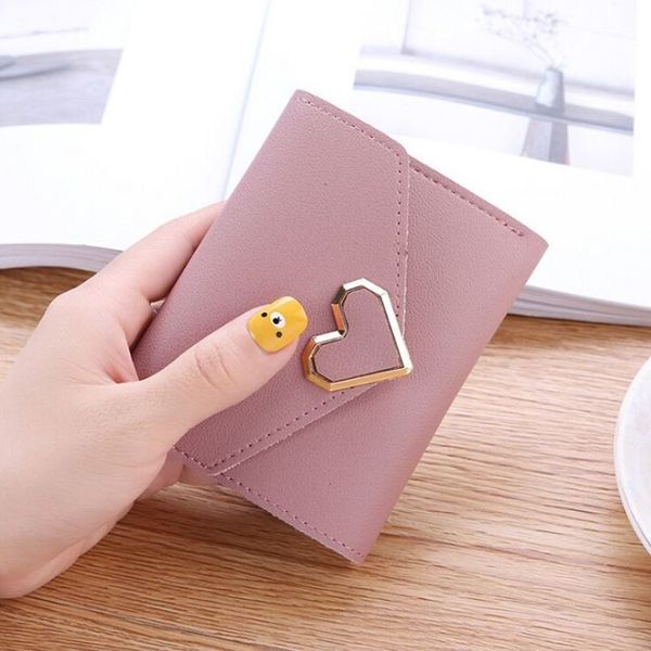 women metal heart-shaped short simple women wallets three-fold purse mini coin purse card holders wallet cartera mujer, Red;black
women metal heart-shaped short simple women wallets three-fold purse mini coin purse card holders wallet cartera mujer, Red;black