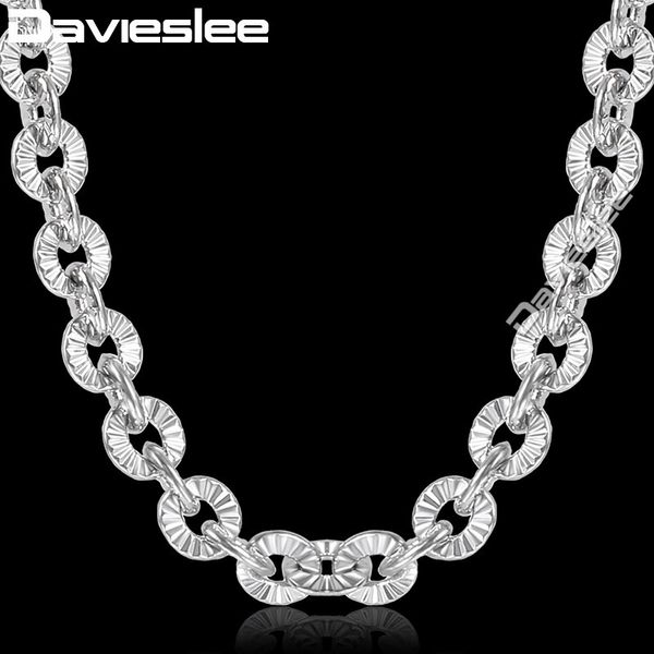 davieslee cut rolo round link necklace ladies womens chain white yellow gold filled 4mm dgn437, Silver
davieslee cut rolo round link necklace ladies womens chain white yellow gold filled 4mm dgn437, Silver