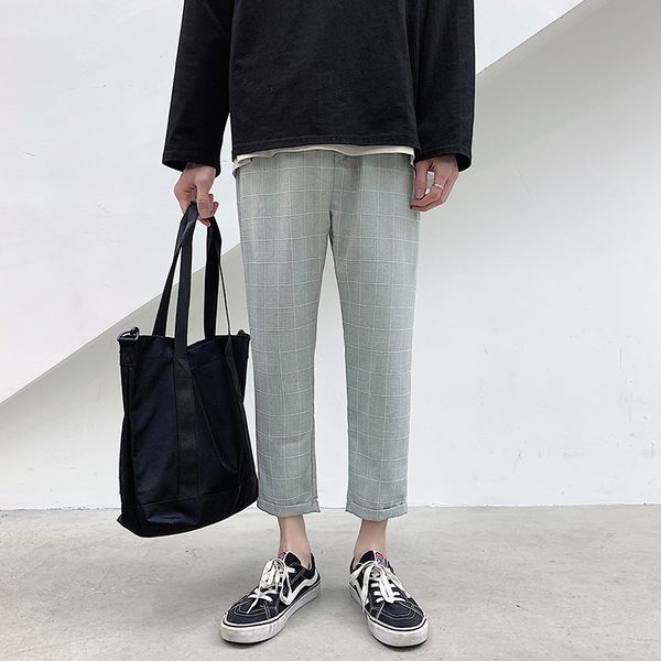 men's pants summer linen slim fashion retro plaid men streetwear wild casual mens trousers large size m-5xl, Black
men's pants summer linen slim fashion retro plaid men streetwear wild casual mens trousers large size m-5xl, Black