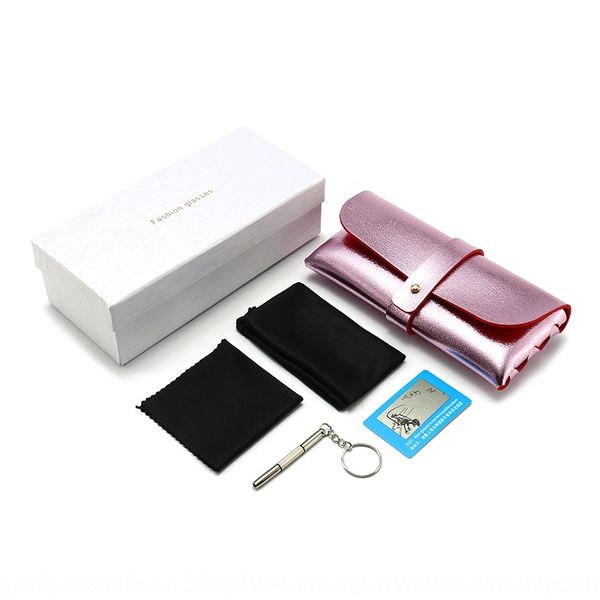 women's fashion new women's leather mirror box set matching mirror cloth screw screw trend, Blue
women's fashion new women's leather mirror box set matching mirror cloth screw screw trend, Blue