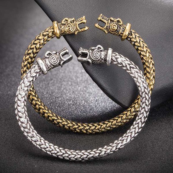 retro bronze colors viking bracelet punk style alloy dragon viking adjustable bracelet & bangle for women jewelry birthday gift, Golden;silver
retro bronze colors viking bracelet punk style alloy dragon viking adjustable bracelet & bangle for women jewelry birthday gift, Golden;silver