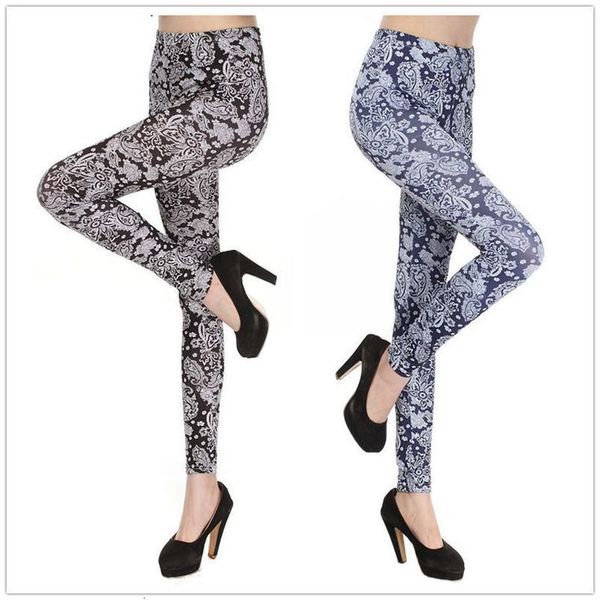 mid europe and the mid united states cashew flowers silk printing silk leggings, Black
mid europe and the mid united states cashew flowers silk printing silk leggings, Black