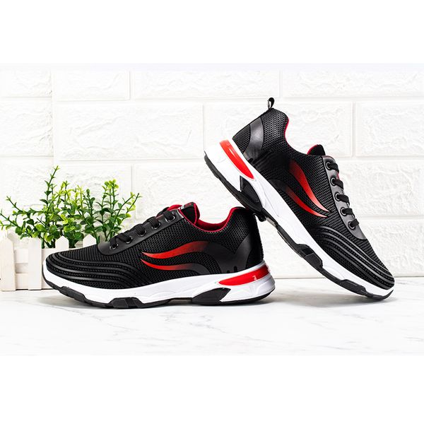 men's causal shoes pu leather designer sports shoes online leisure breathable non-slip for running for sale, Black
men's causal shoes pu leather designer sports shoes online leisure breathable non-slip for running for sale, Black