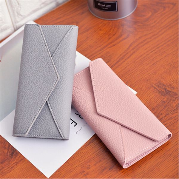 women long wallet pu leather purse fashion 3 fold envelope purse lady clutch wallets female change coin purses money bag, Red;black
women long wallet pu leather purse fashion 3 fold envelope purse lady clutch wallets female change coin purses money bag, Red;black