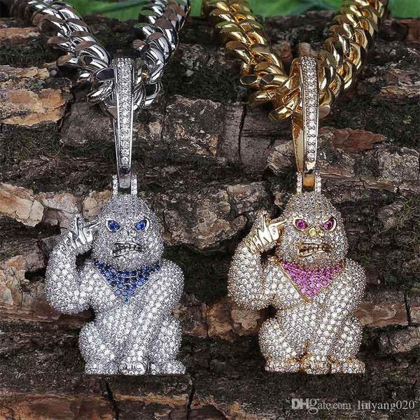 hip hop new orangutan tarzan pendant necklace cubic zircon necklaces with iced out tennis chain gift for men
hip hop new orangutan tarzan pendant necklace cubic zircon necklaces with iced out tennis chain gift for men