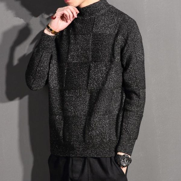 men's sweaters solid plaid knitted sweater men clothes christmas clothing 2021 winter man pullover coat j719, White;black
men's sweaters solid plaid knitted sweater men clothes christmas clothing 2021 winter man pullover coat j719, White;black