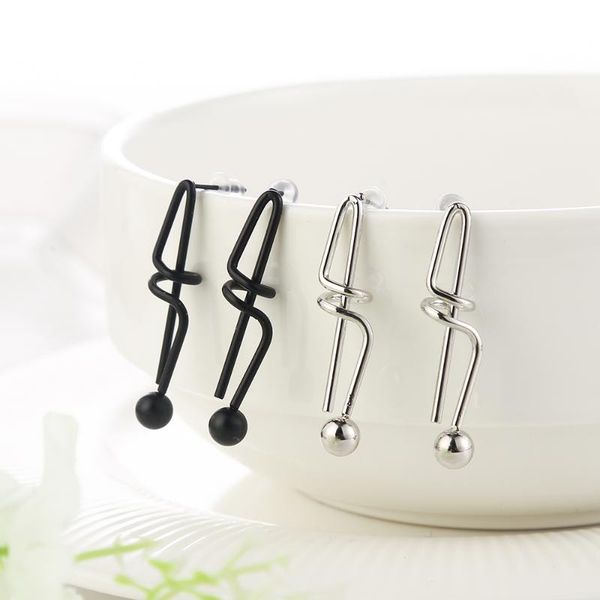 wybu fashion black irregular ball pendant earrings for women silver plated beads stud earrings jewelry gift for friend, Golden;silver
wybu fashion black irregular ball pendant earrings for women silver plated beads stud earrings jewelry gift for friend, Golden;silver