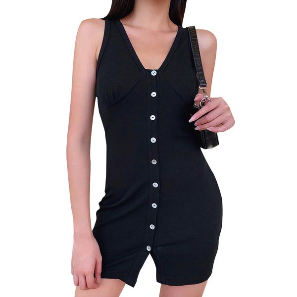 2020women's fashion designer summer wear and outdoor leisure knitting sleeveless vest temperament cultivate one's morality dress s, Black;gray
2020women's fashion designer summer wear and outdoor leisure knitting sleeveless vest temperament cultivate one's morality dress s, Black;gray