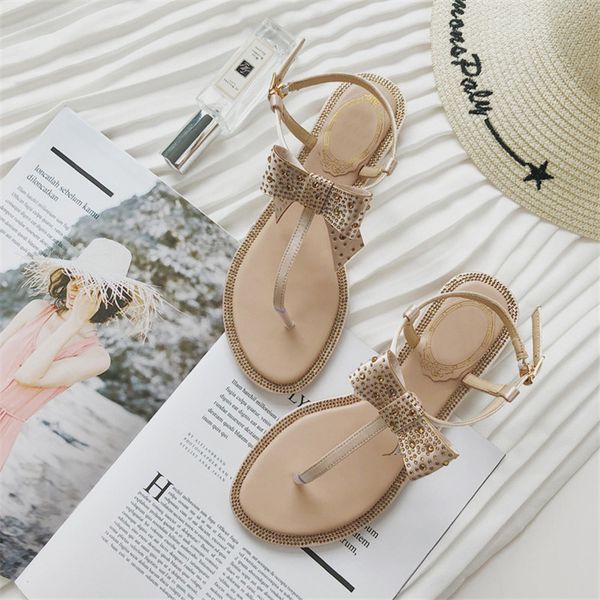 fashion 2020 summer sweet bow crtstal women sandals runway diamond flip flops flats shoes ladies holiday beach sandals shoes, Black
fashion 2020 summer sweet bow crtstal women sandals runway diamond flip flops flats shoes ladies holiday beach sandals shoes, Black