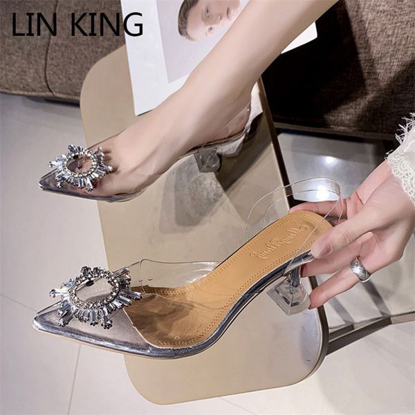lin king women pumps transparent high heels summer shoes pointed toe slip-on wedding party shoes ladies outdoor slippers, Black
lin king women pumps transparent high heels summer shoes pointed toe slip-on wedding party shoes ladies outdoor slippers, Black