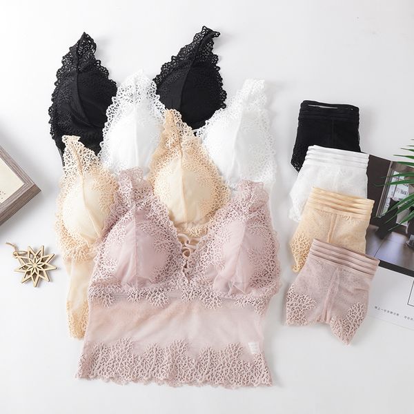 bras linbaiway women push up bra panty set floral lace hollow bralette wireless briefs for lady panties lingerie, Red;black
bras linbaiway women push up bra panty set floral lace hollow bralette wireless briefs for lady panties lingerie, Red;black