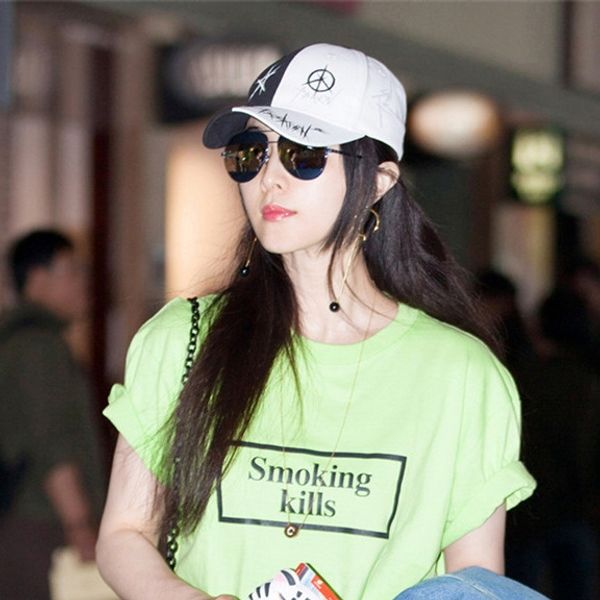fan bingbing black and white men' and women' cap baseball cap casual hip-hop baseball hat sunshade curved brim hat fashion, Blue;gray
fan bingbing black and white men' and women' cap baseball cap casual hip-hop baseball hat sunshade curved brim hat fashion, Blue;gray
