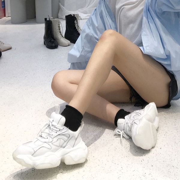 белый натуральная кожа женская мода коренастый sneaker 2019 платформа женщины папа кроссовки толстой подошве обувь шнуровка вскользь квартир, Black
белый натуральная кожа женская мода коренастый sneaker 2019 платформа женщины папа кроссовки толстой подошве обувь шнуровка вскользь квартир, Black
