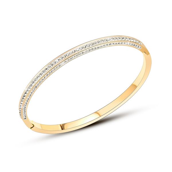luxury gorgeous crystal stainless steel bracelets bangles for women female girl lady trendy upscale office jewelry gift party 
luxury gorgeous crystal stainless steel bracelets bangles for women female girl lady trendy upscale office jewelry gift party