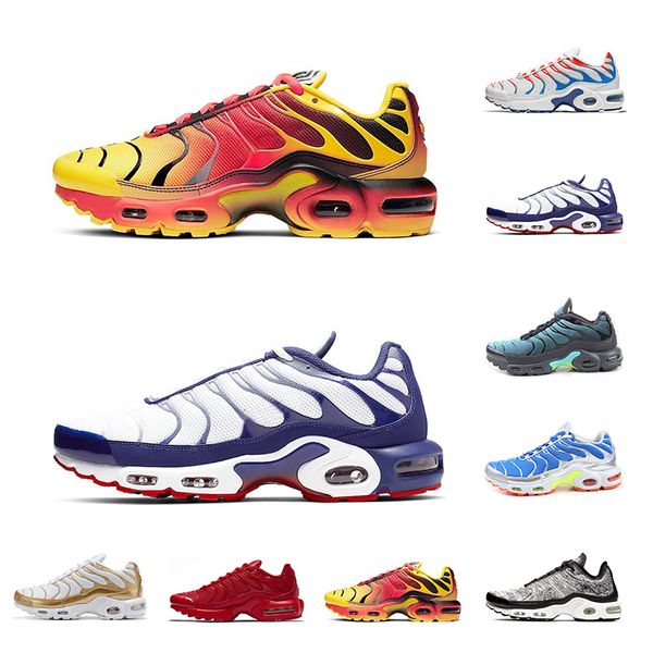 quality tn plus 2020 men women running shoes triple white black sports black volt solar red sneakers fade blue hero size 36-45
quality tn plus 2020 men women running shoes triple white black sports black volt solar red sneakers fade blue hero size 36-45