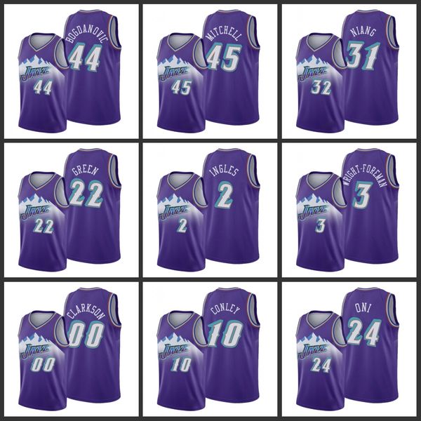 Utah Jazz Bojan Bogdanovic Donovan Mitchell Georges Niang Jeff Green Joe Ingles Justin Wright-Foreman Men 2019-20 Hardwood Jersey
Utah Jazz Bojan Bogdanovic Donovan Mitchell Georges Niang Jeff Green Joe Ingles Justin Wright-Foreman Men 2019-20 Hardwood Jersey