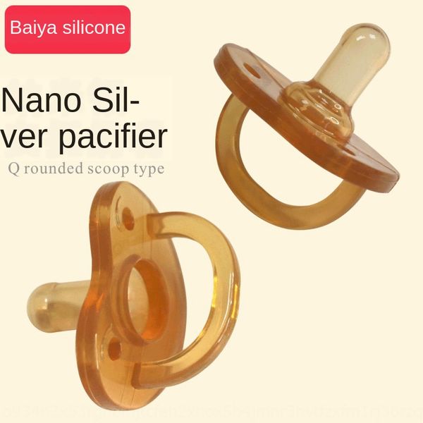 nano silver liquid silicone pacifier brown round silicone nipple nipple head pacifier oem
nano silver liquid silicone pacifier brown round silicone nipple nipple head pacifier oem