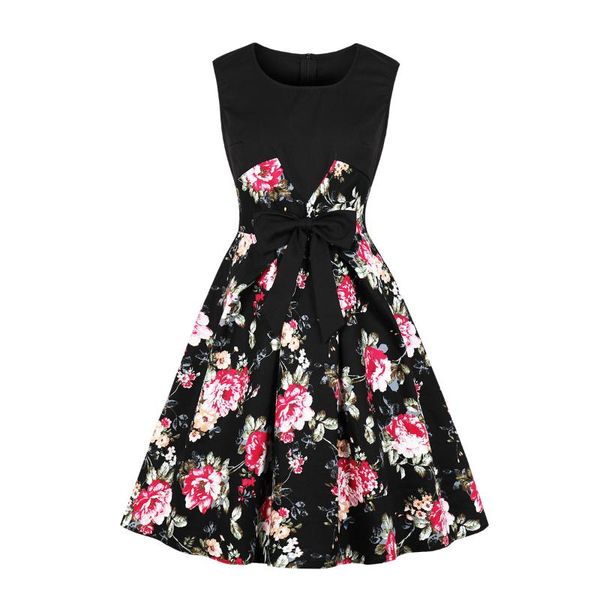 2020 sleeveless plus size rockabilly dress 50s 60s runway vintage a-line women clothing cotton floral print casual party dresses, Black;gray
2020 sleeveless plus size rockabilly dress 50s 60s runway vintage a-line women clothing cotton floral print casual party dresses, Black;gray