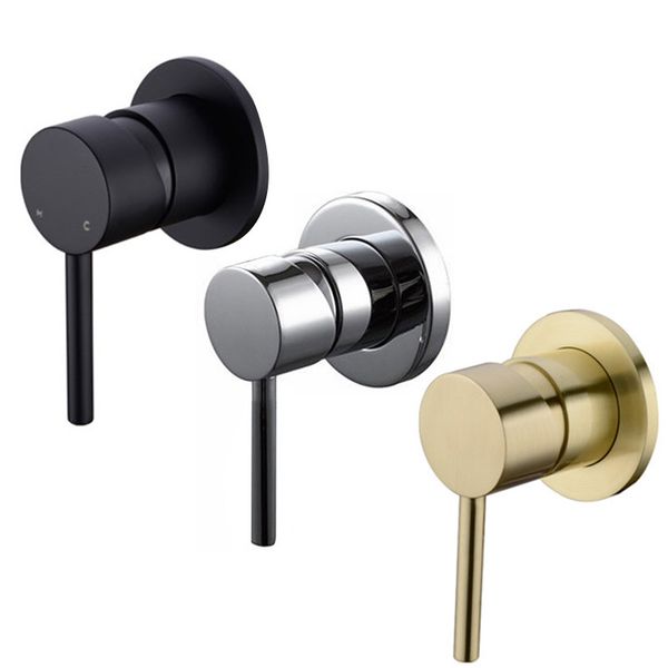 shower valve brass shower faucet diverter control valve wall mounted mixer valve for spout shower head matte black & chrome
shower valve brass shower faucet diverter control valve wall mounted mixer valve for spout shower head matte black & chrome