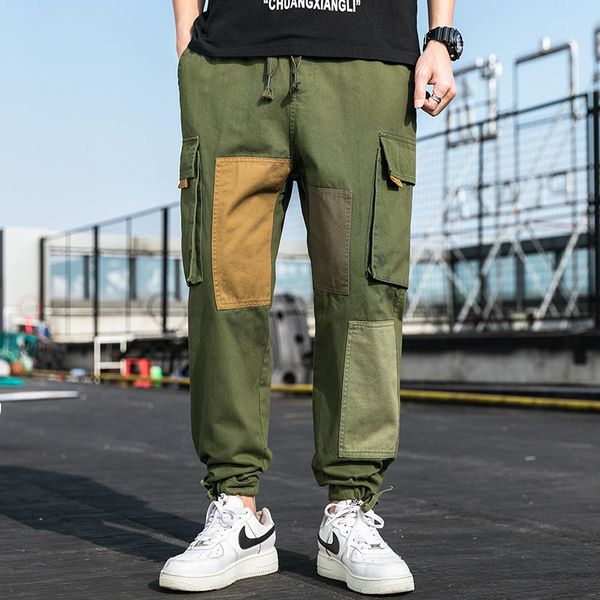 men's pants hip green khaki harem 2021 men tactical cargo joggers pant ribbon casual streetwear camo trousers multi pocket, Black
men's pants hip green khaki harem 2021 men tactical cargo joggers pant ribbon casual streetwear camo trousers multi pocket, Black