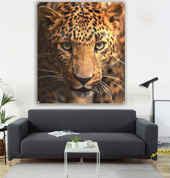 leopard hanging picture and flag, living room decoration, sofa background 600d4 buckle 100 * 100cm
leopard hanging picture and flag, living room decoration, sofa background 600d4 buckle 100 * 100cm