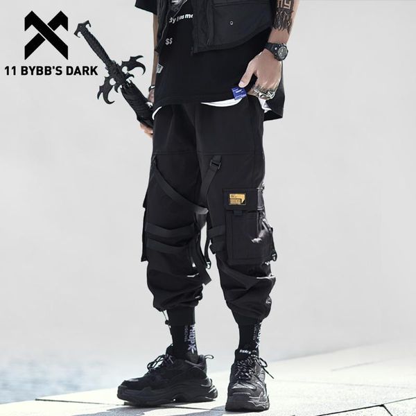 11 bybb's dark hip hop streetwear cargo pants 2020 tactical elastic waist fashion oversized ribbons casual joggers men trousers, Black
11 bybb's dark hip hop streetwear cargo pants 2020 tactical elastic waist fashion oversized ribbons casual joggers men trousers, Black